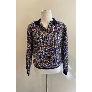 Vintage Diane Von Furstenburg Long Sleeve Blouse Size 10